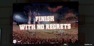 Camp Begins:  Finish with no regrets. Let the new journey begin.