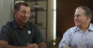 WATCH: Dabo Swinney explains "Bring your own guts" to Bill Belichick